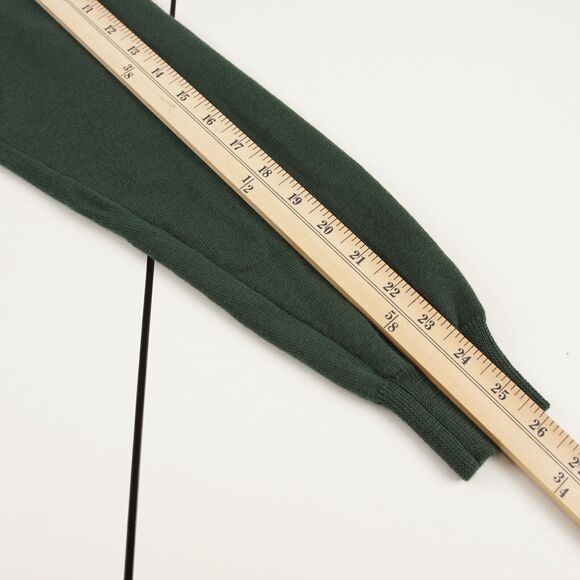 Pilsner Urquell 100% Wool Green Elbow Patch Cardigan Sweater Unisex Sz M - Picture 3 of 13